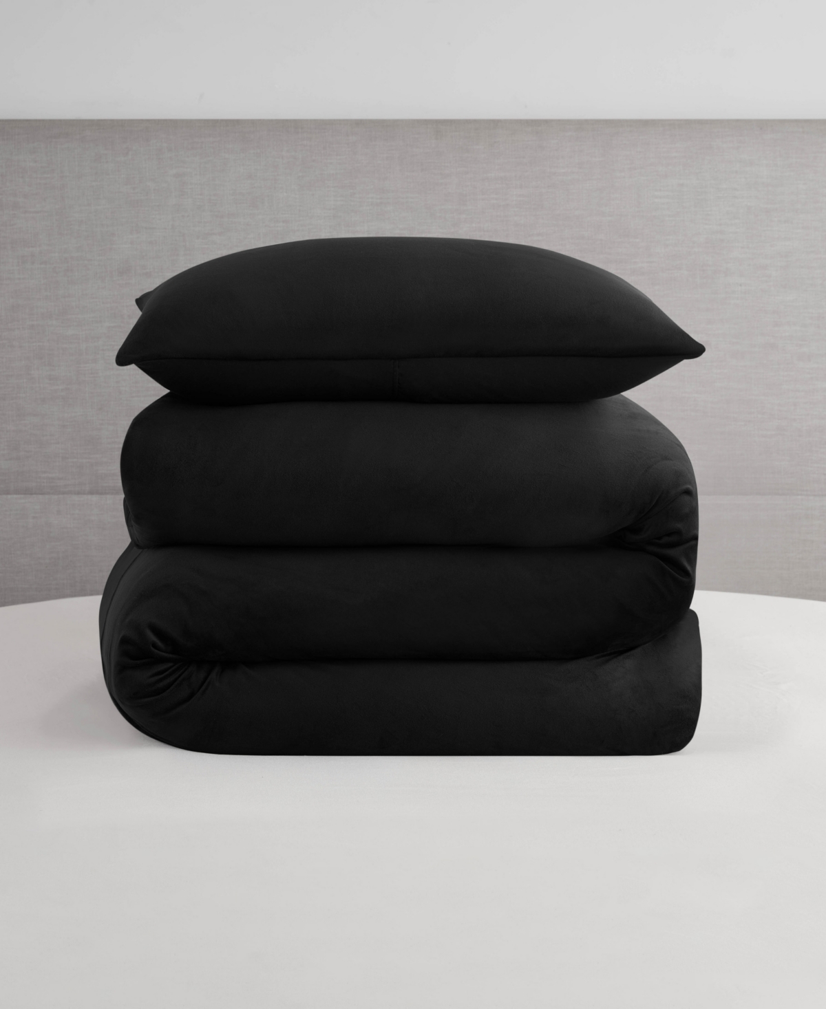 Shop Juicy Couture Velour 2-pc. Comforter Set, Twin/twin Xl In Black