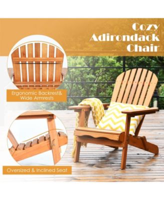 3 Pieces Adirondack Conversation Sets with Widened Armrest