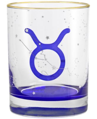 Taurus Zodiac Double Old-Fashioned Glass, Set of 2