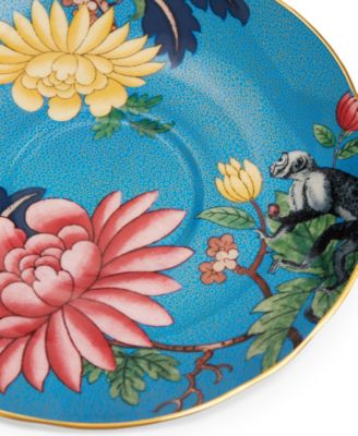 Wonderlust Sapphire Garden 2 Piece Teacup Saucer Set