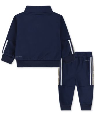 Baby Swoosh-Trim Jacket & Pants, 2 Piece Set 