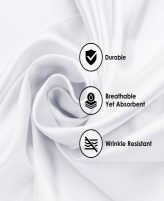 1000 Thread Count Cotton Blend Solid Deep Pocket Bed Sheet Set, California King