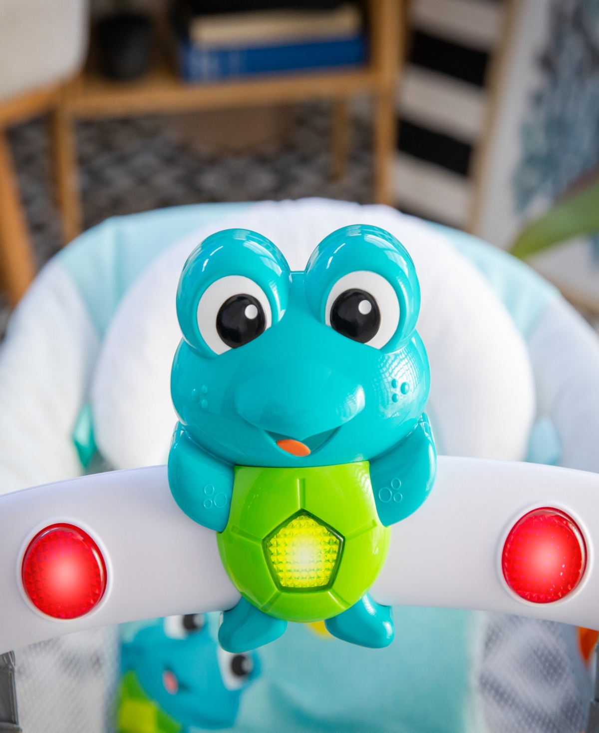 Baby Einstein Baby Kick To It Neptune Musical Bouncer In Multi