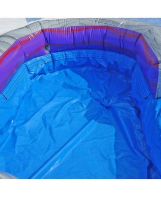 19  Thunder Commercial Grade Water Slide with Splash Pool for Kids and Adults (with Blower), Outdoor Indoor, Wet Dry Use, Tall Inflatable