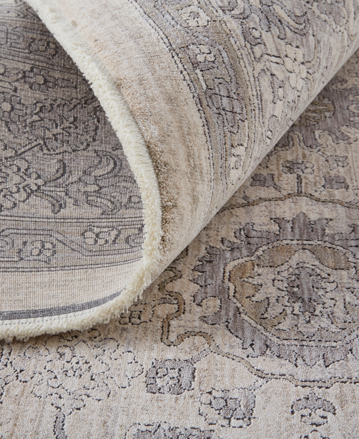 Feizy Marquette 3776f 7'10''x9'10'' Area Rug In Gray
