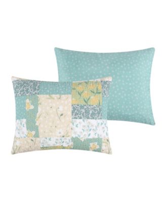 Evangeline Modern Floral Reversible 3-Pc. Quilt Set, King