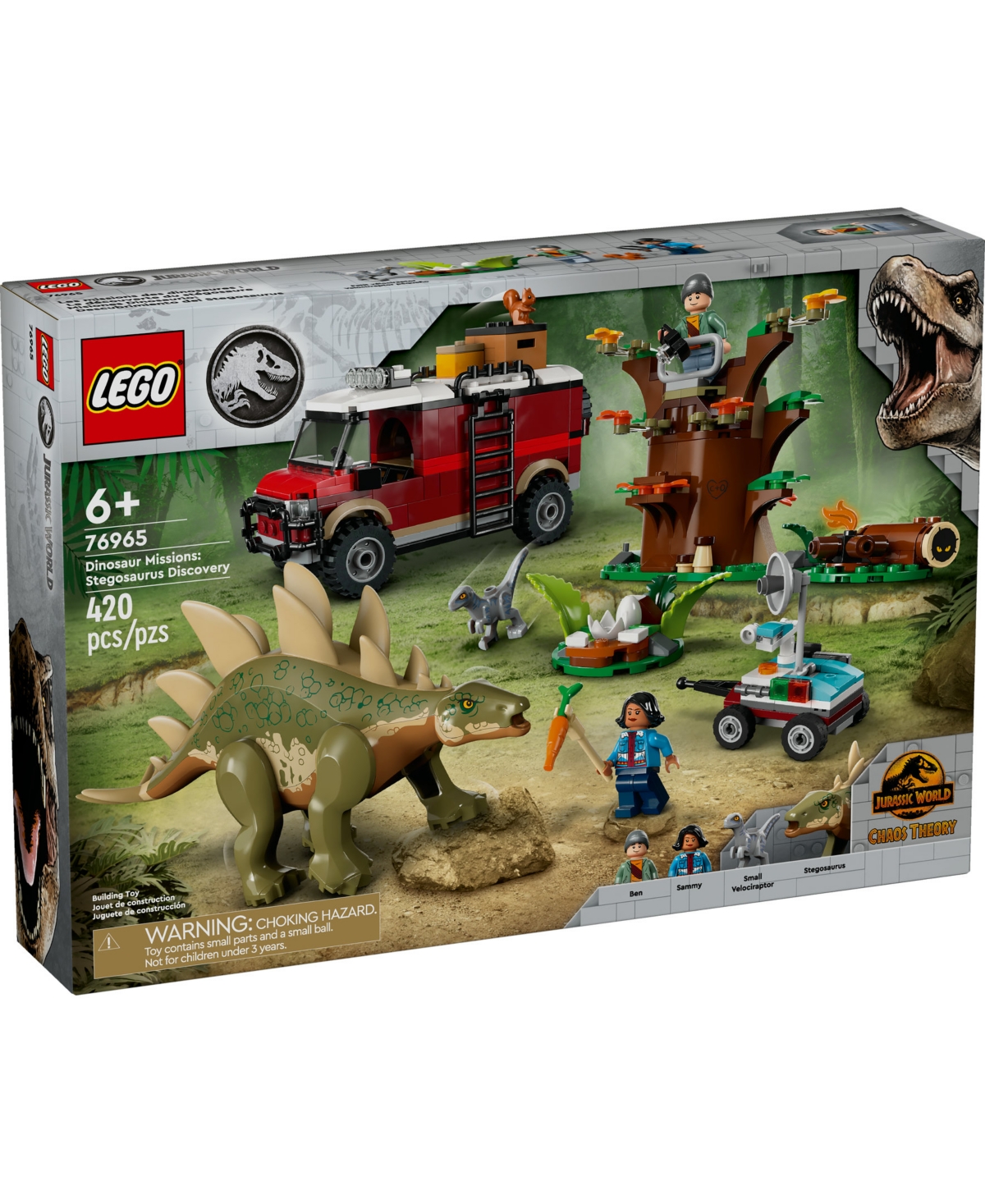 Lego Jurassic World Dinosaur Missions: Stegosaurus Discovery 76965 In Multi Color