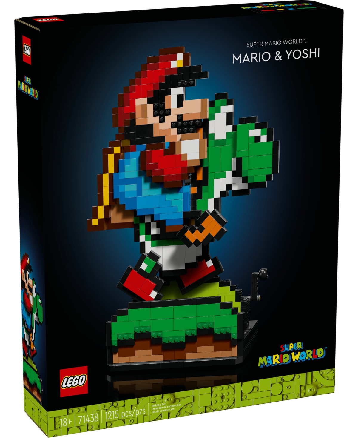 Lego Super Mario Super Mario World: Mario Yoshi 71438 In Multi Color