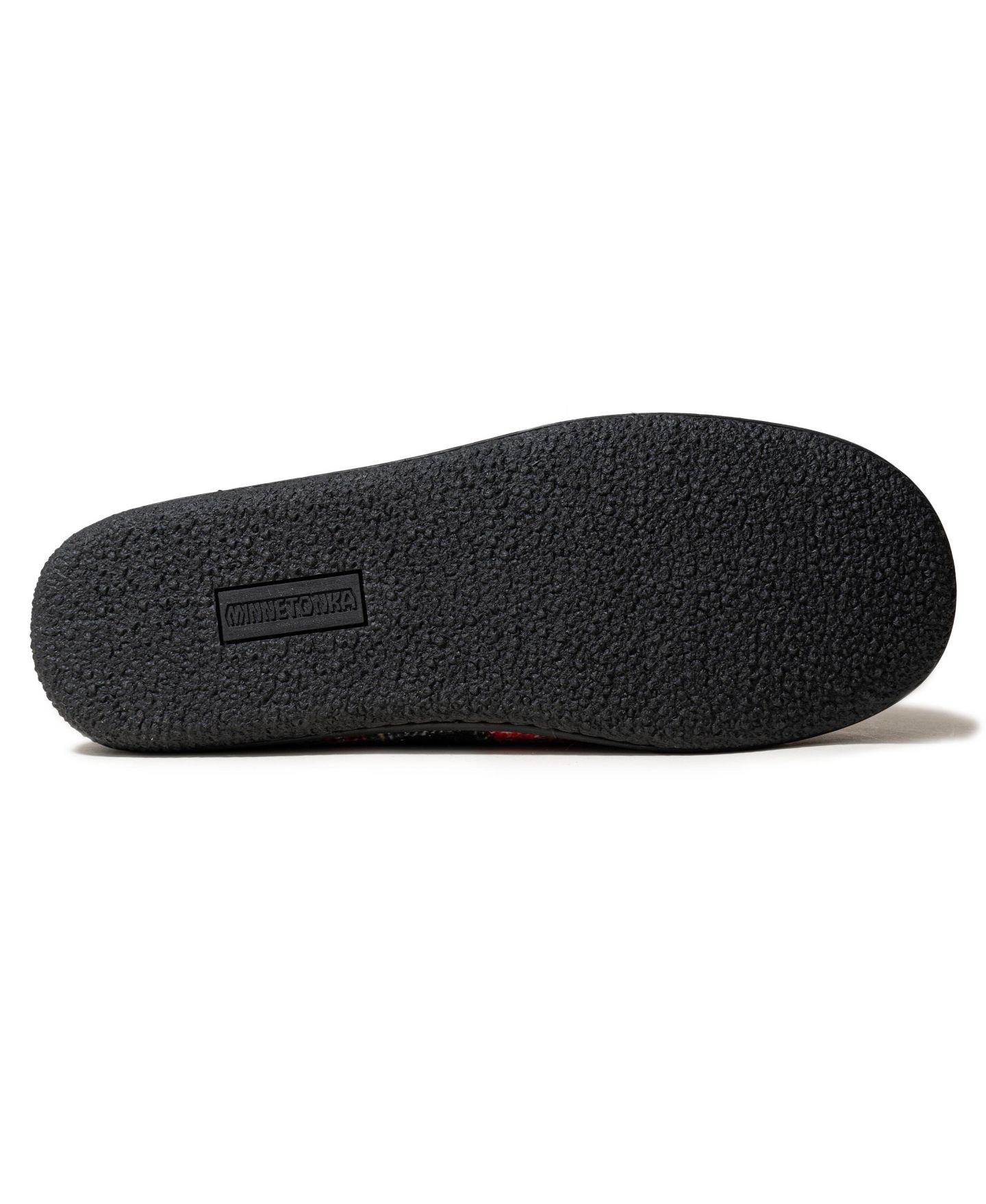 Женские тапочки Minnetonka Camp Collar Moc Slipper, цвет: Чёрный клетчатый — фото 5