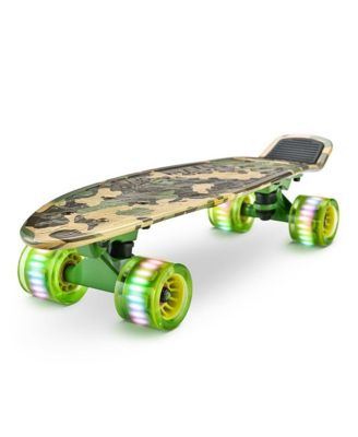 6'' PP Deck Skateboard, Mini Cruiser Skateboard for Kids, Teens, and Adults