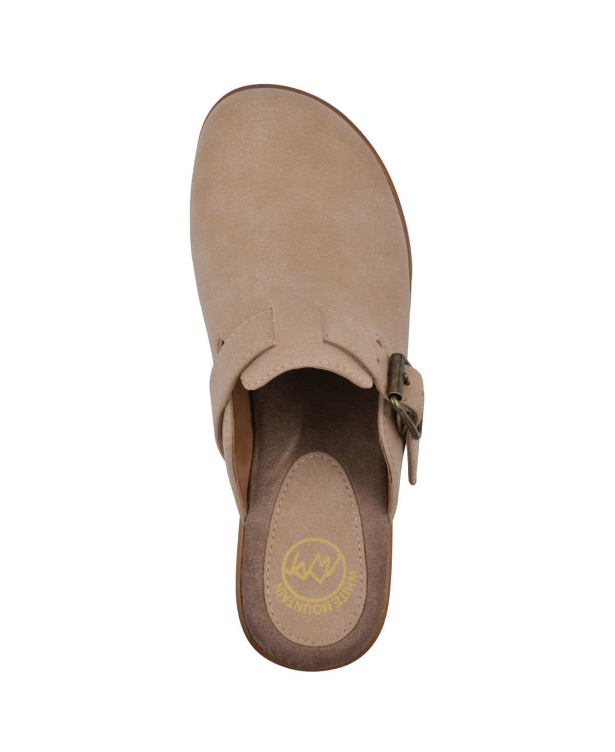 White Mountain Women's Viewed Slip-on Clogs In Sand Smooth