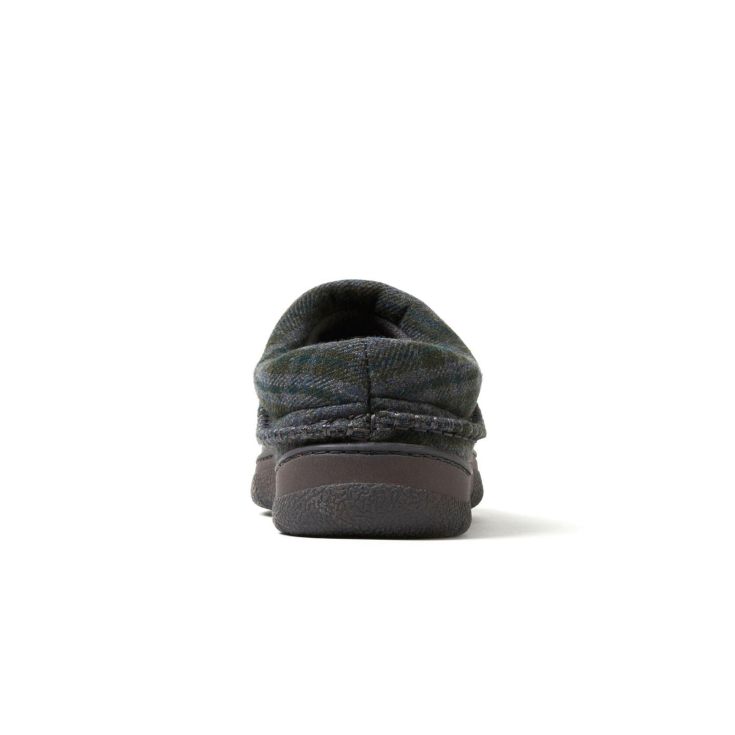 Мужские сабо Dearfoams Thompson Plaid Moccasin Toe Clog House Shoe Slipper, цвет: Синий — фото 2
