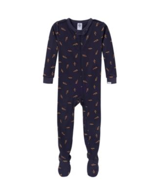 Baby Boys Baby Snug Fit Footed Pajamas, 2-Pack, Guitars