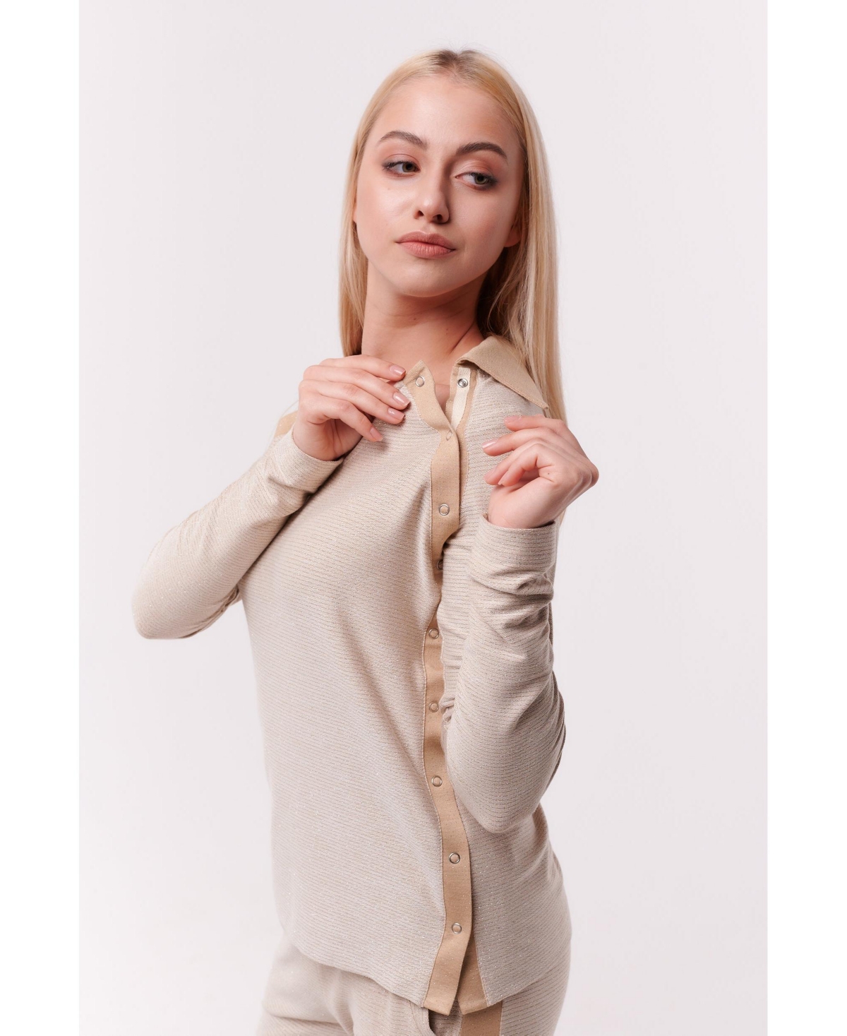 Sparkies Women's Charlotte Athleisure Charlotte Raglan Top- Cream
