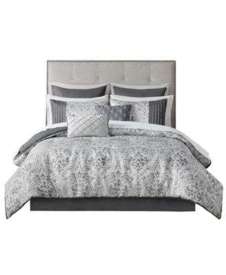 Emilia Jacquard 12-Pc. Comforter Set, California King