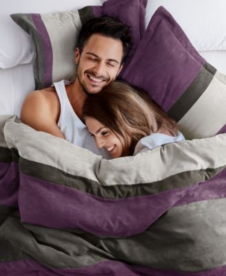 Boulder Stripe Micro Suede 2-Pc. Comforter Set, Twin/Twin XL