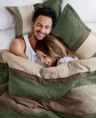 Boulder Stripe Micro Suede 2-Pc. Comforter Set, Twin/Twin XL