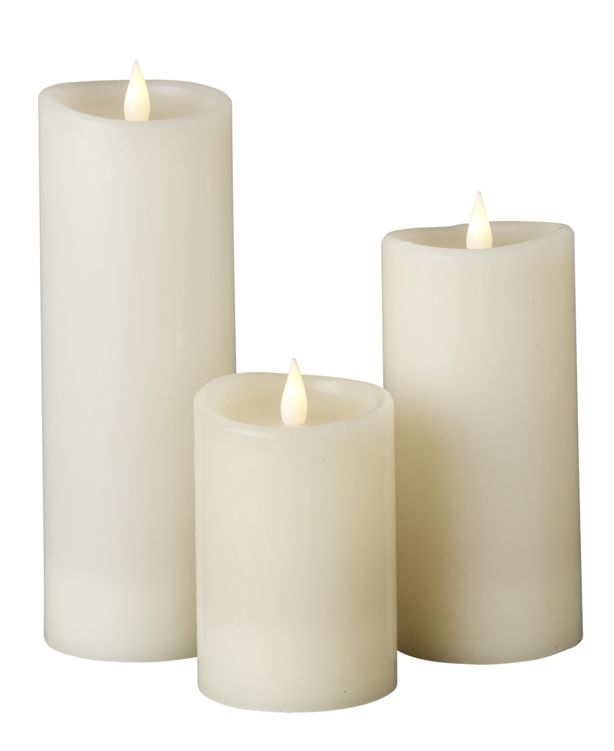 Seasonal Classic Motion Flameless Candle, 3-Pc. Set
