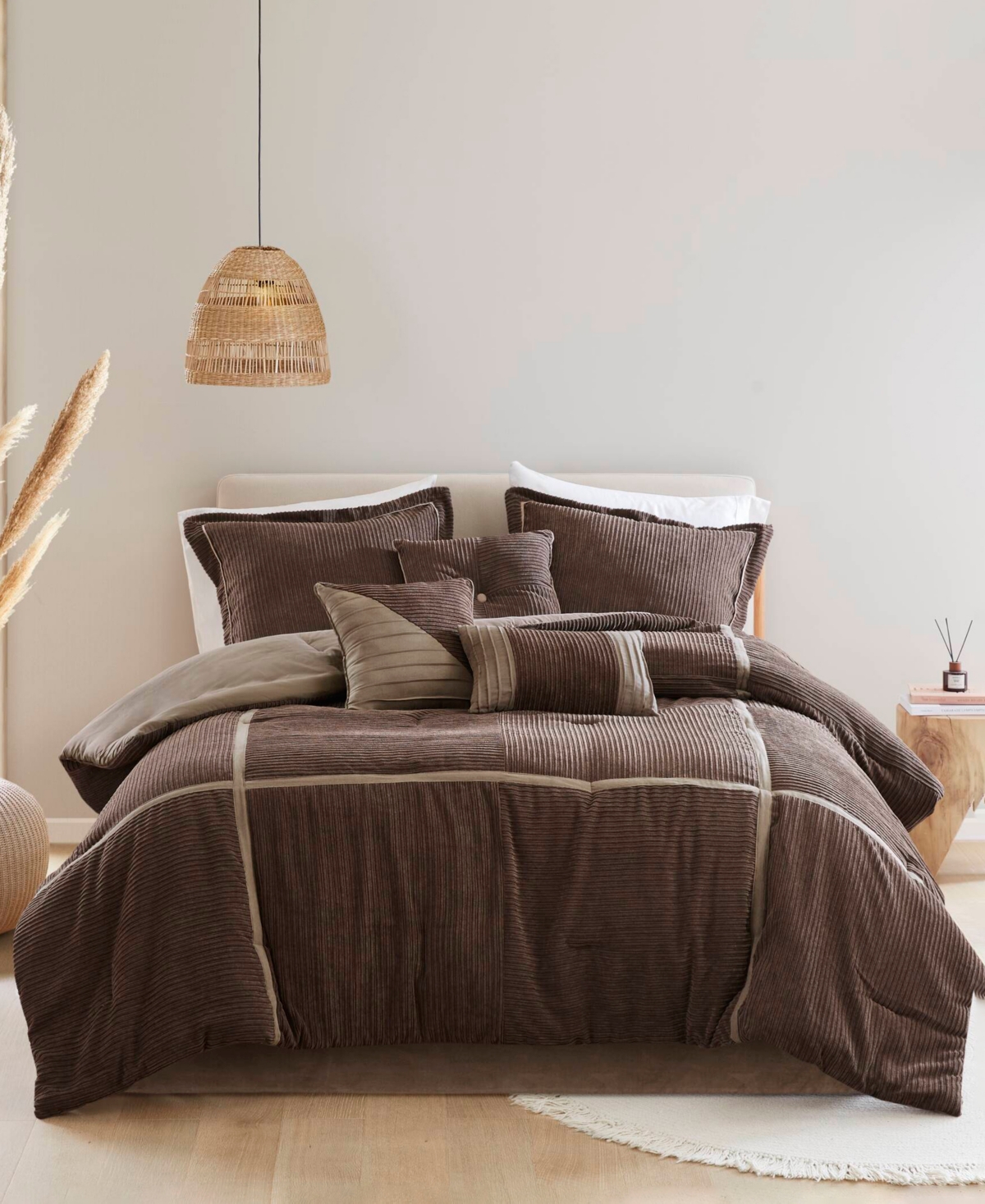 Madison Park Dallas 7-pc. Comforter Set, King In Brown
