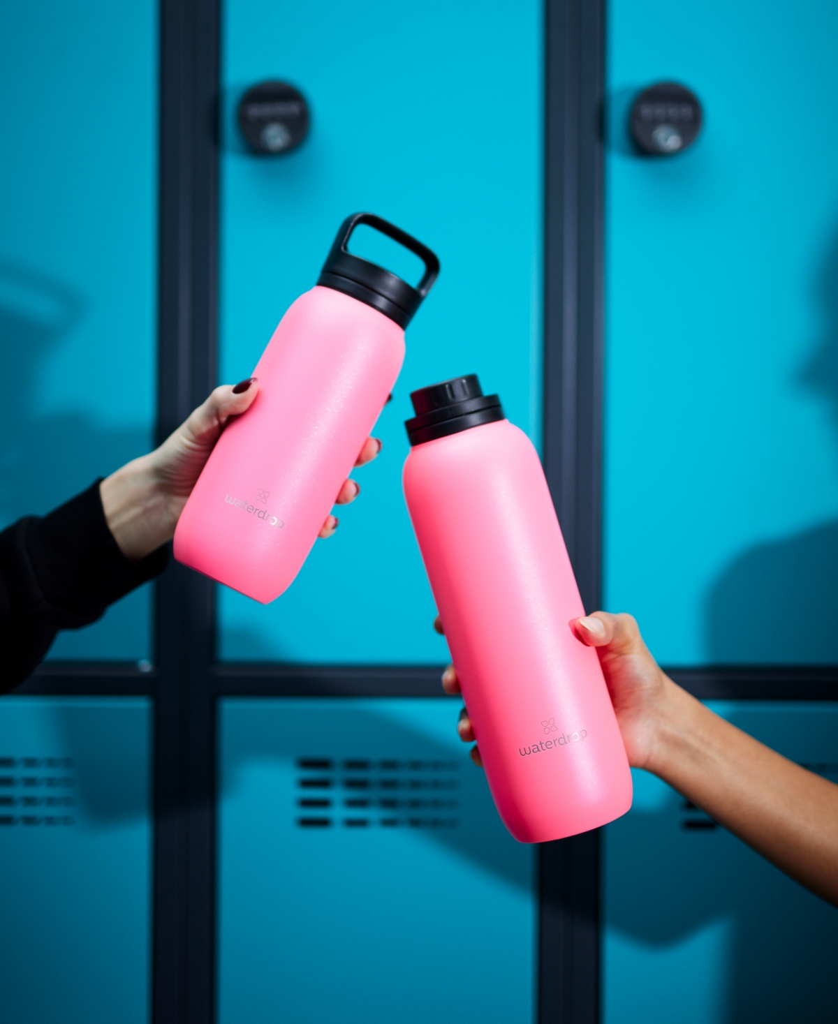 Waterdrop All-purpose 34 Oz. Stainless Steel Bottles In Neon Pink