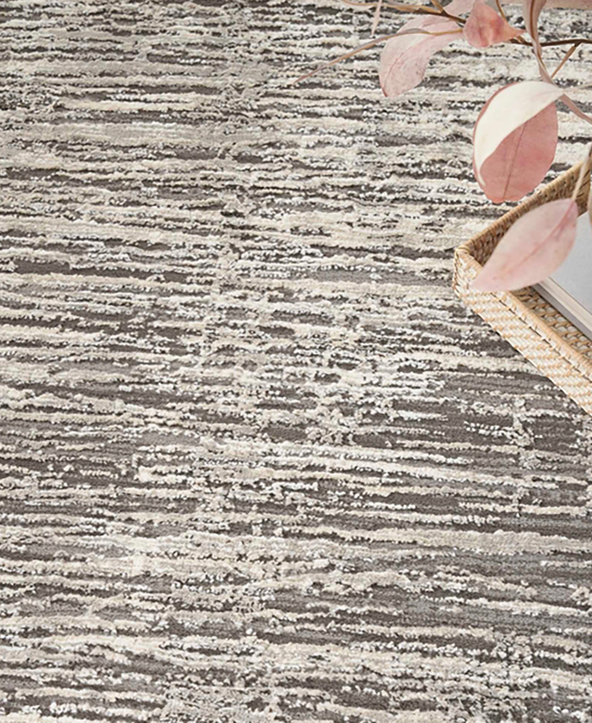 Nourison Home Trends Sut01 6'x9' Area Rug In Ivory,gray