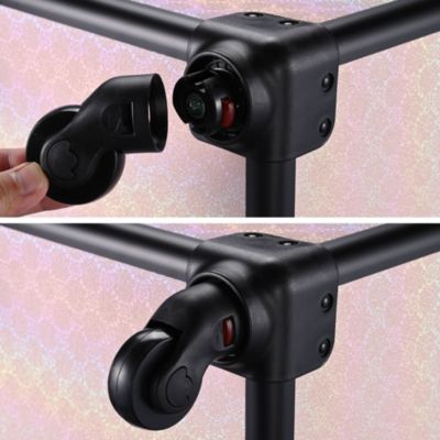 4in1 Rolling Makeup Train Case Cosmetic Organizer Blush ForgetMeNot