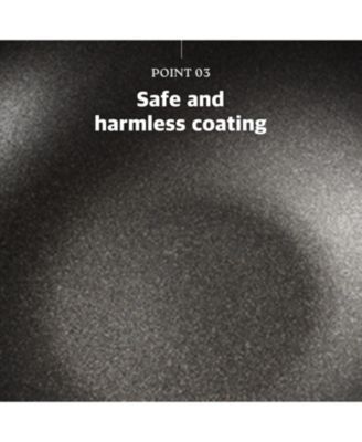 Kproduct4u 12.6" Prime Titanium Stone Coating Wok Pan, Black