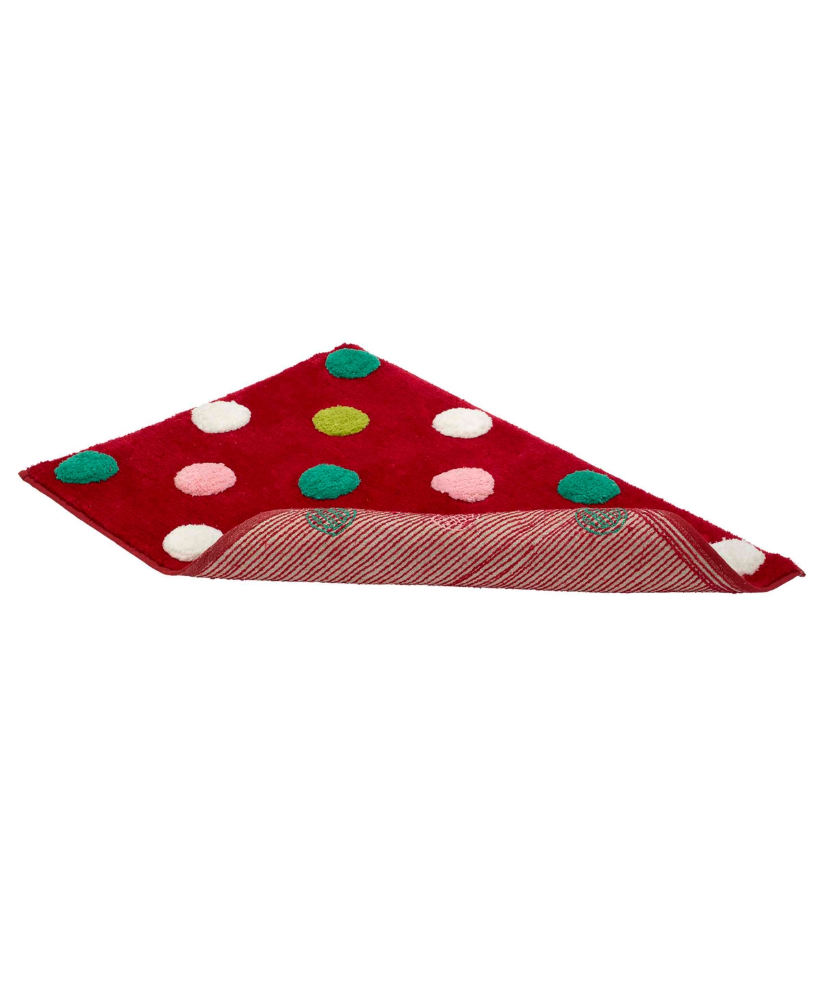 Nicole Miller Merry Dot Rug, 20" X 30" In Red