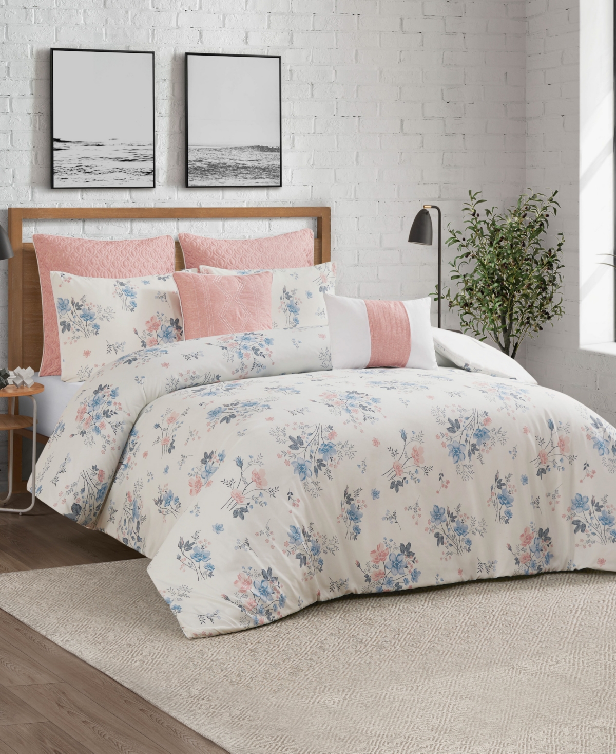 Lucky Brand Clarie Floral -Pc. Comforter Set