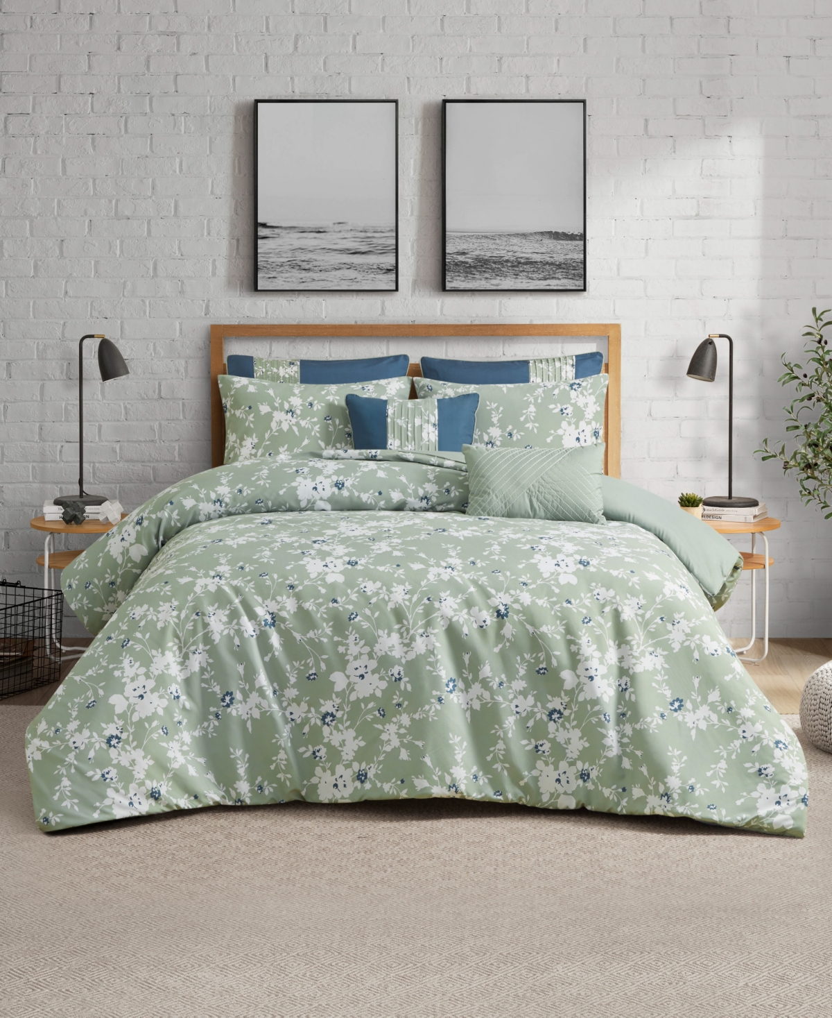 Lucky Brand Fianna Floral 7-Pc. Comforter Set, King