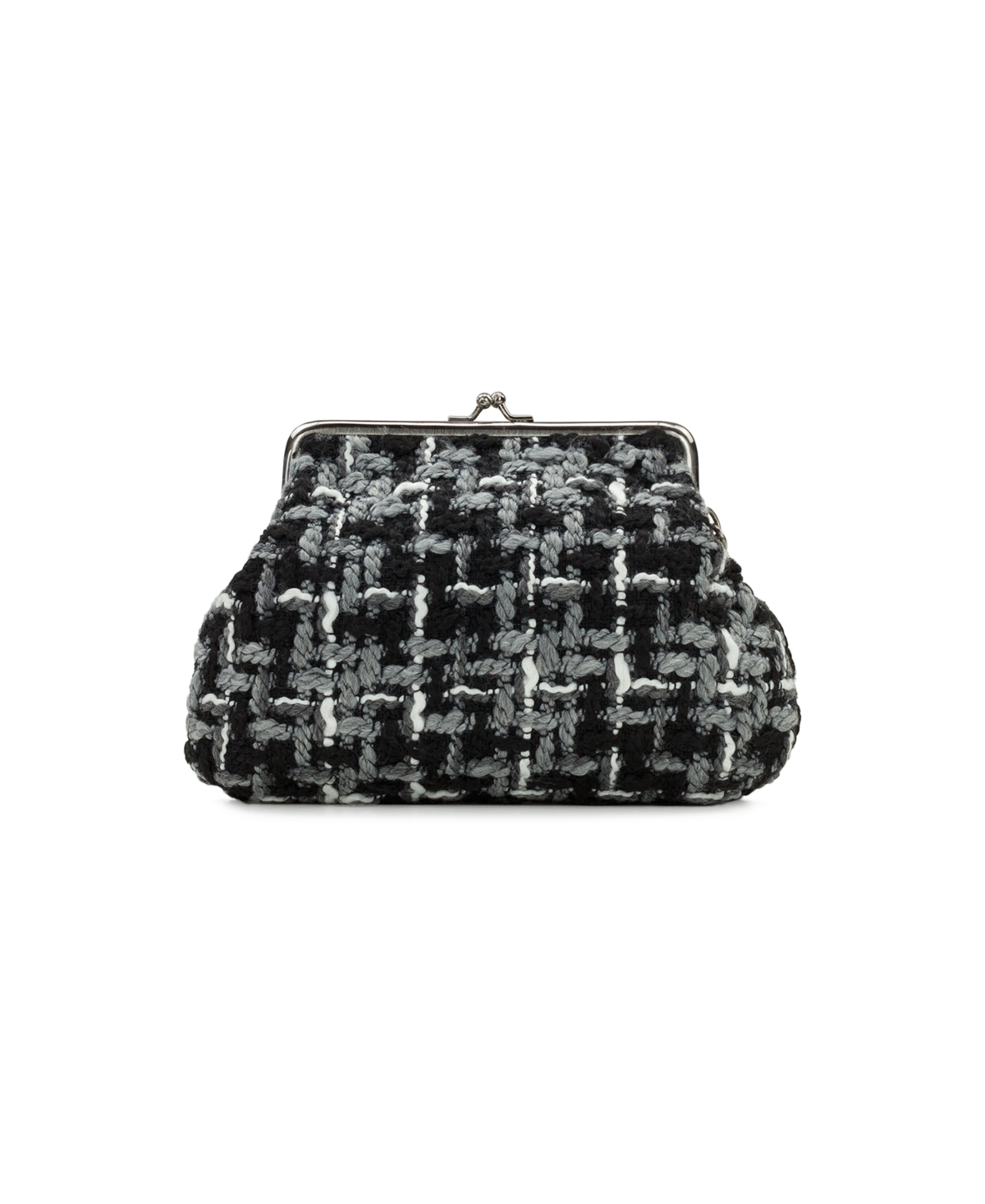 Shop Patricia Nash Savena Boucle Kisslock Wristlet In Black