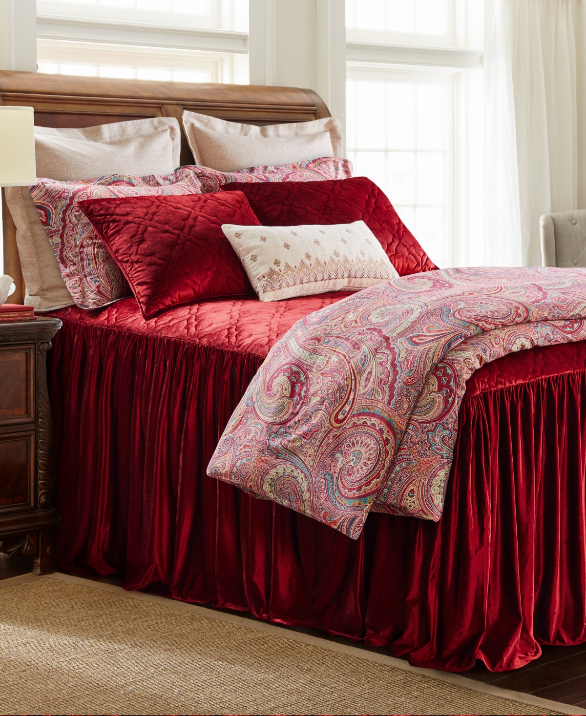 Levtex Caserta Velvet Bedspread, Queen