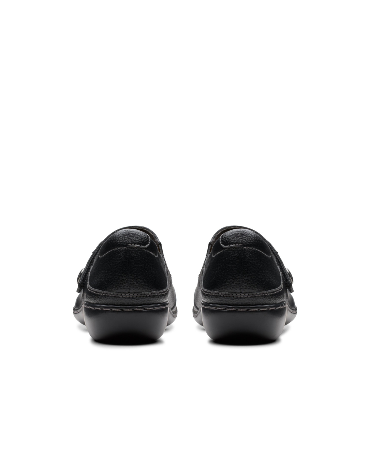Clarks Women's Collection Ashland Elayne Closed Toe Shoes In Black Tumbled