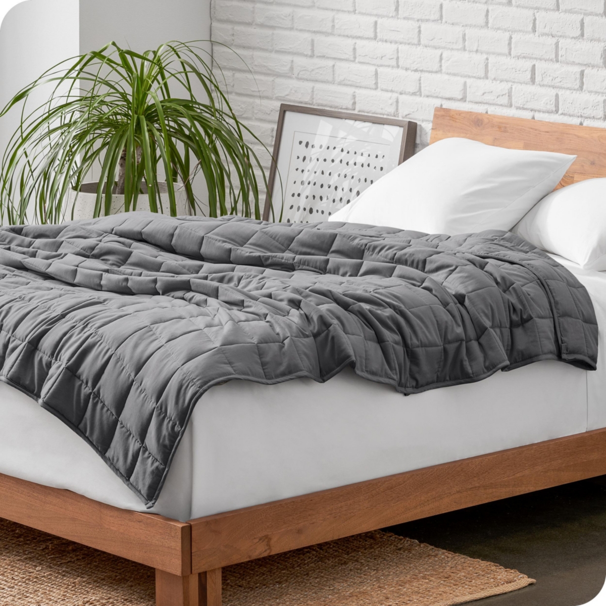 Bare Home Weighted Blanket, 25lbs (80