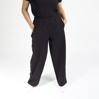 Plus Size Adaptive Pants With Full Side Seam Opening