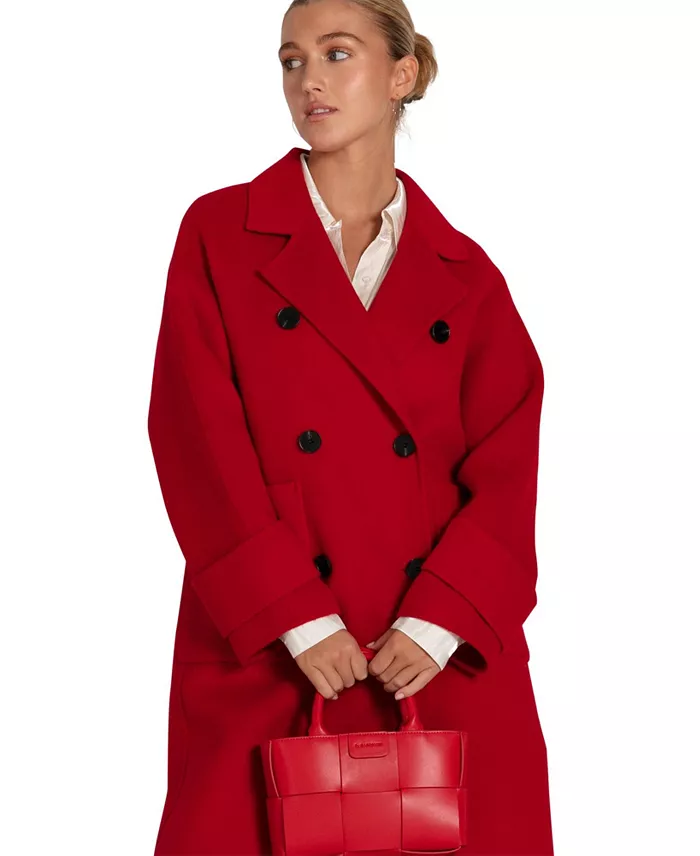Women's Rumour Has It Oversized Wool Blend Coat - thumbnail 8