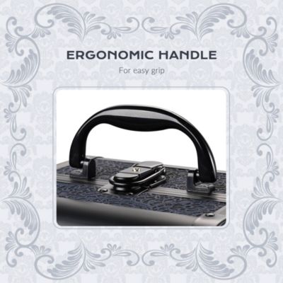 Makeup Train Case Cosmetic Organizer