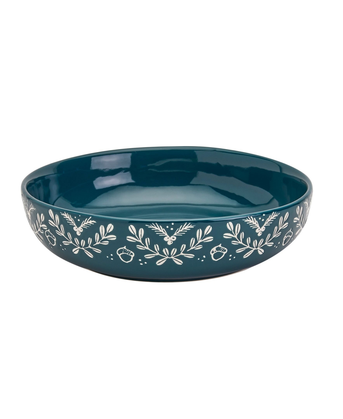 Tabletops Gallery Winter Forest Serving Bowls, Set of 2