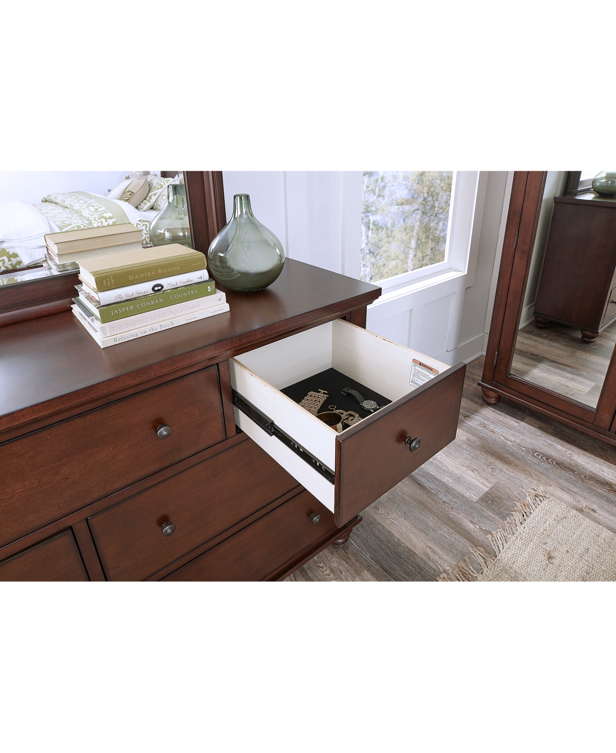 Cambridge Sleigh Storage Bed 3pc Set (Bed + Dresser + Nightstand)