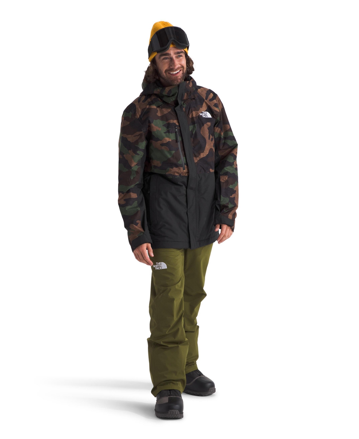 The North Face Men's Freedom Zip-Front Insulated Hooded Jacket -asphalt Grey