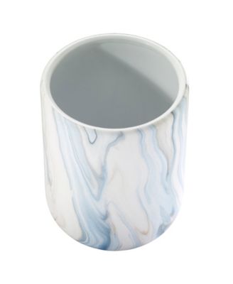 Waves Ceramic Wastebasket
