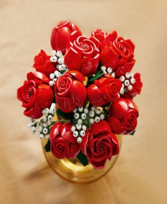 Icons Bouquet of Roses Build and Display Set 10328, 822 Pieces
