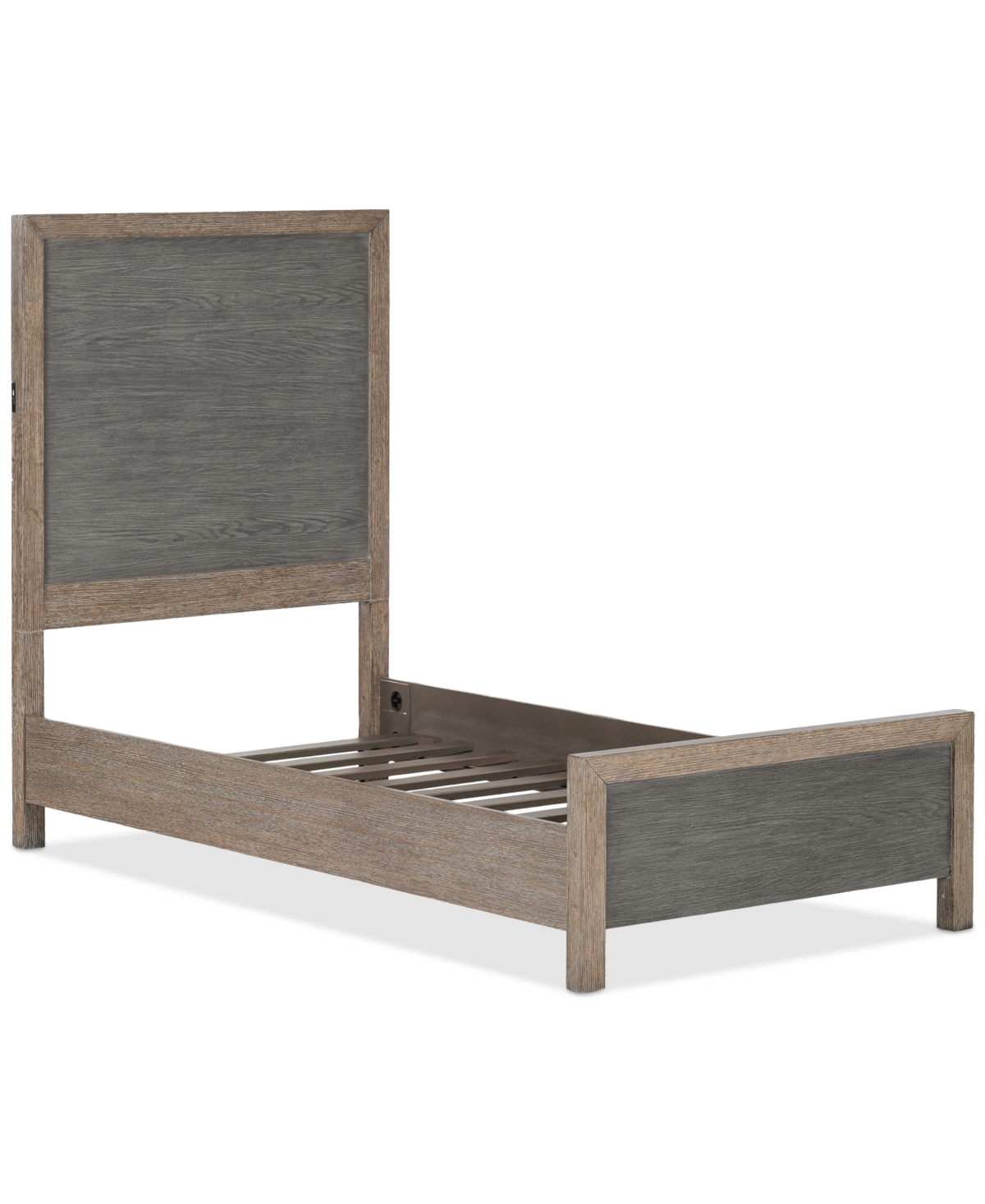 Macy's Portmore Queen Panel Bed, Created For  In Brown