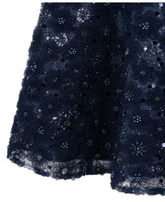 Big Girls Sequin Soutache Social Dress