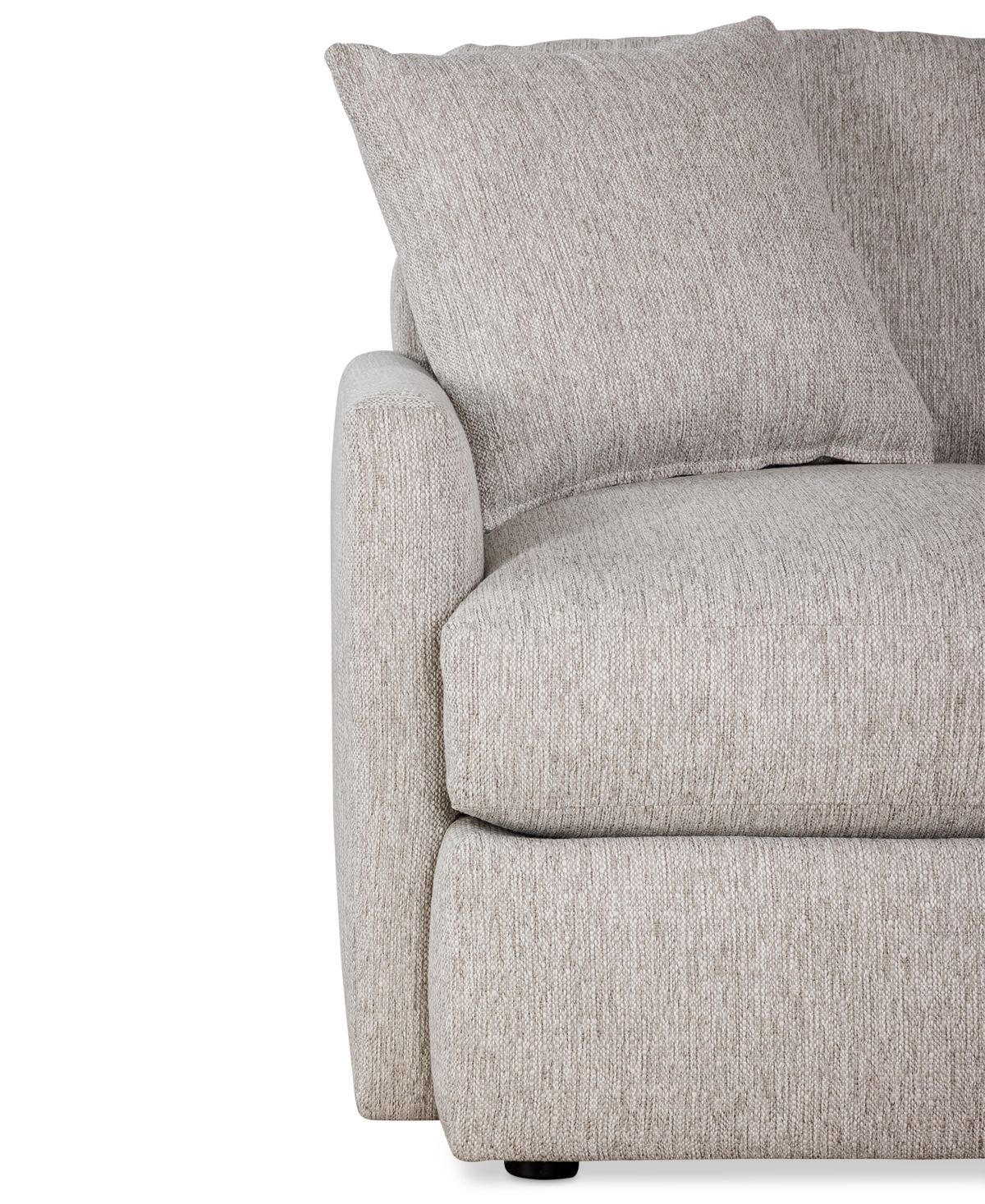 Macy's Tilmar Fabric Loveseat With Deep Seating, Exclusively At  In Pebble