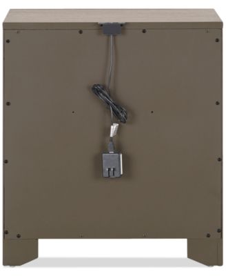 Portmore 1-Drawer Nightstand (with soft close drawers), Created for Macy's