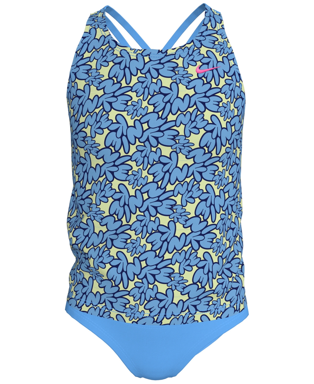 Nike Big Girls Spider-Back Tankini Swimsuit