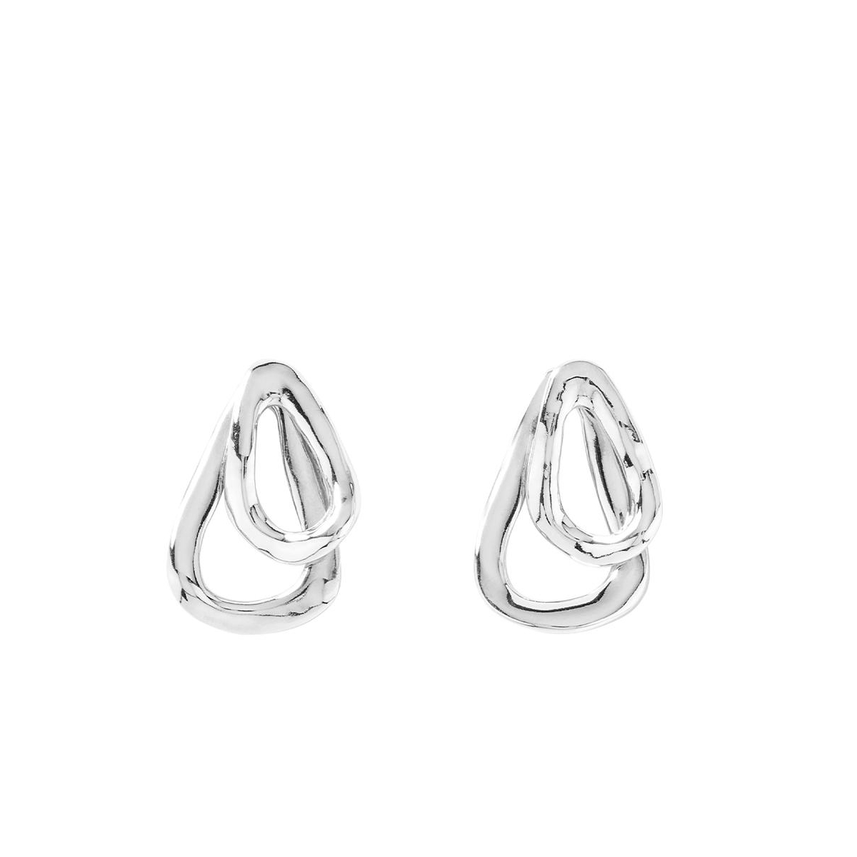 UNOde50 Metal Clad Hoop Earring - Gold