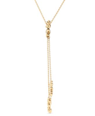 18k Gold Plated Metal Alloy Chain with 3 Figures