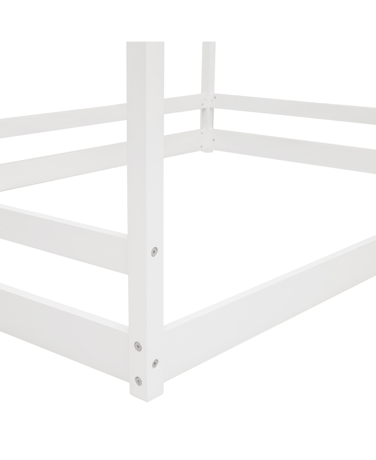 Slickblue Full Size Wood House Bed Frame, Stylish and Cozy Design for Kids' Bedroom